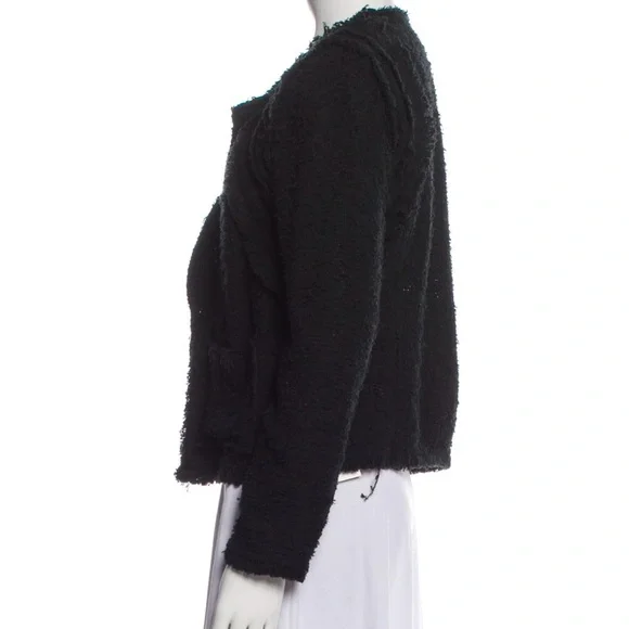 IRO Black Fringe Luxurious Black Jacket - Picture 2 of 13